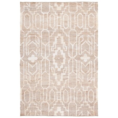 Safavieh 4 x 6 ft. Natural Fiber Contemporary Rectangle Area Rug, Grey & Ivory NFB750F-4
